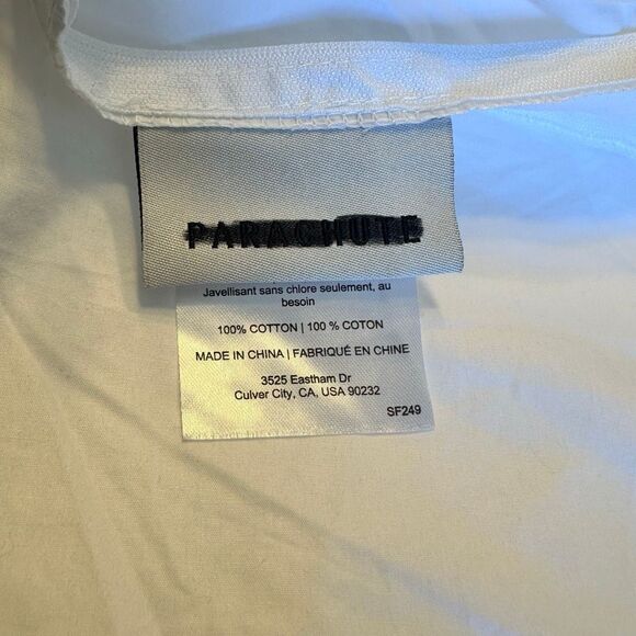 PARACHUTE King Duvet Protector Bright White Cotton - Picture 8 of 8